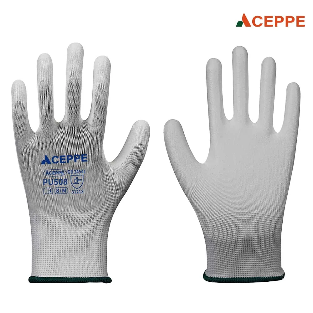 ACEPPE Breathable PU Coated Safety Gloves