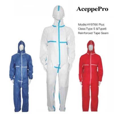 AH-C9766A-1 AceppePro C9766A Type 5/6 Chemical Protective Coverall