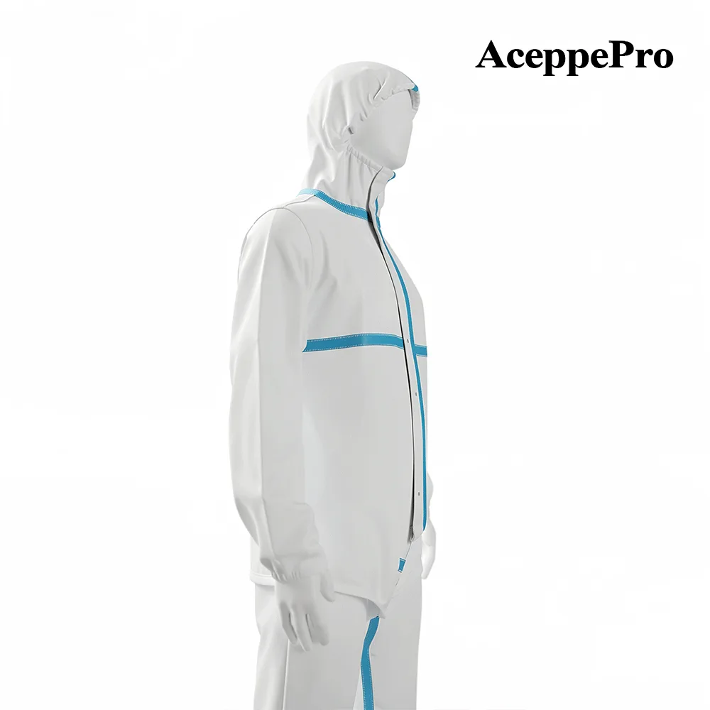 AH-C9766A-3 AceppePro C9766A Type 5/6 Chemical Protective Coverall