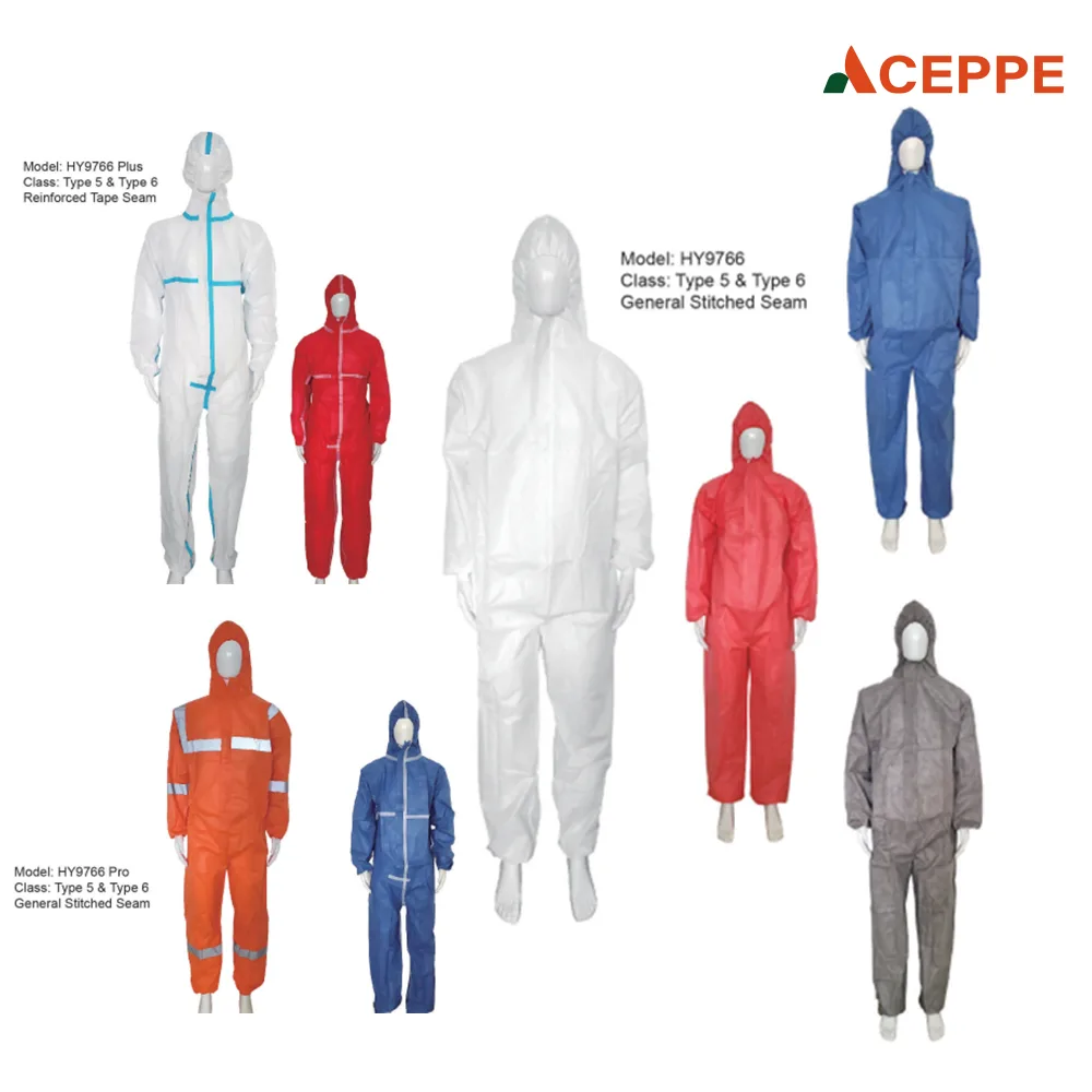 Aceppe C9766 Type 5/6 Limited Life Coverall Protective Clothing