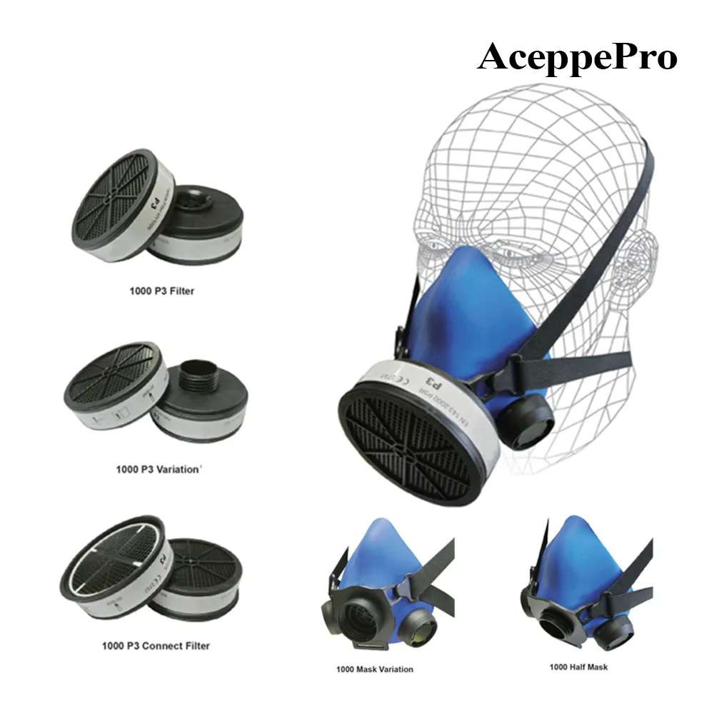 AceppePro M1000A Single Filter Half Mask Respirator