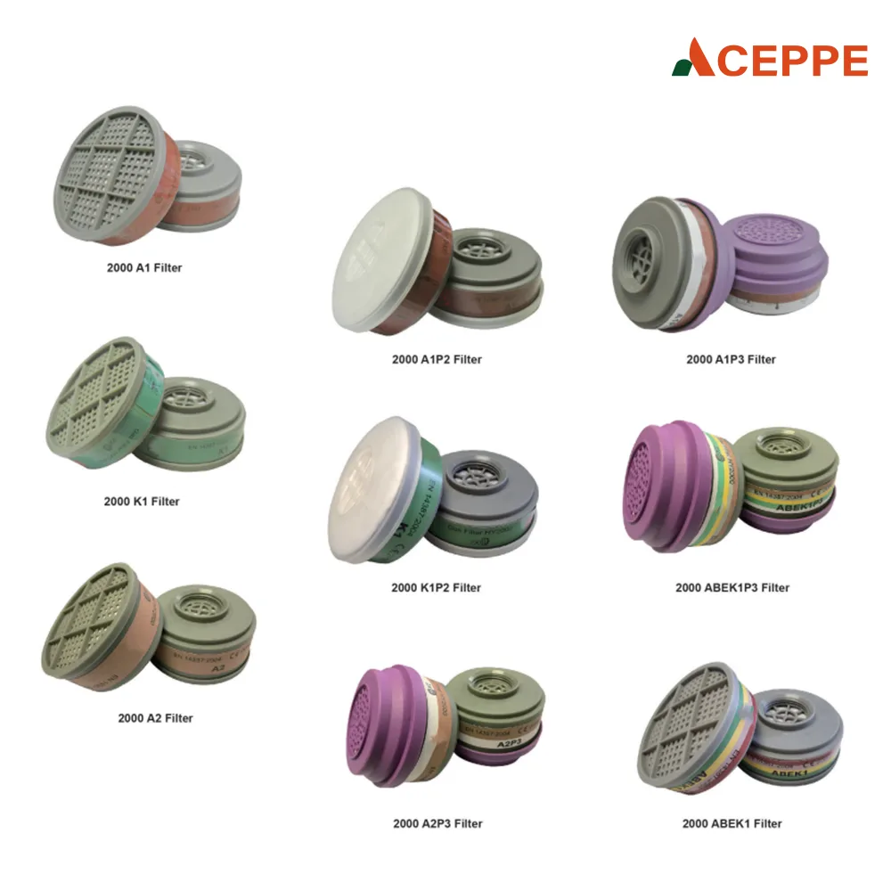 Aceppe M2000B Twin Filter Half Mask