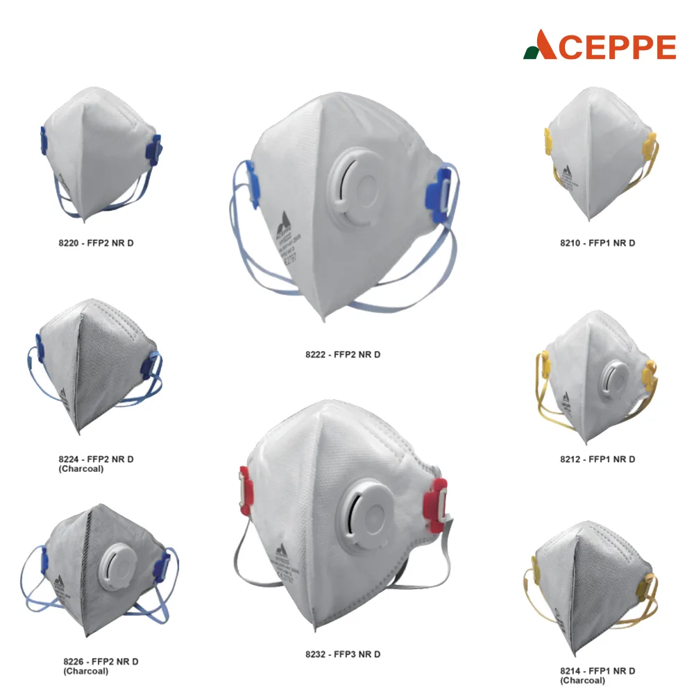 Aceppe Vertical Fold Flat Face Mask Aceppe Vertical Fold Flat Face Mask