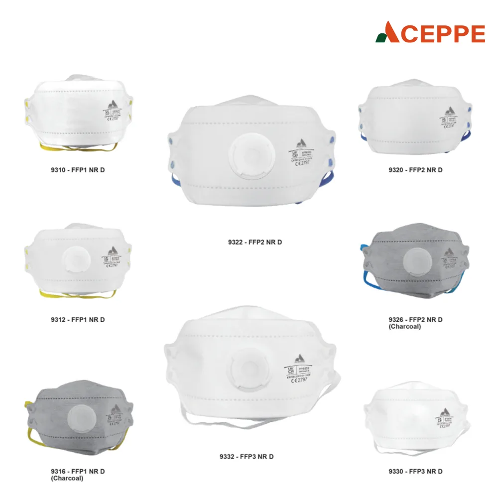AH-M9300 Aceppe Cymbiform Fold Flat Face Mask