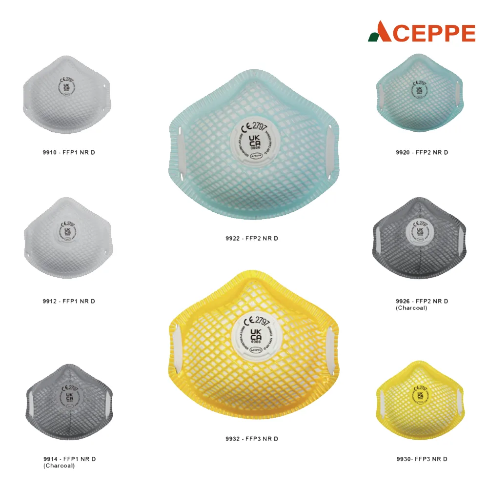 Aceppe Preformed Cup Shape With Mesh Face Mask