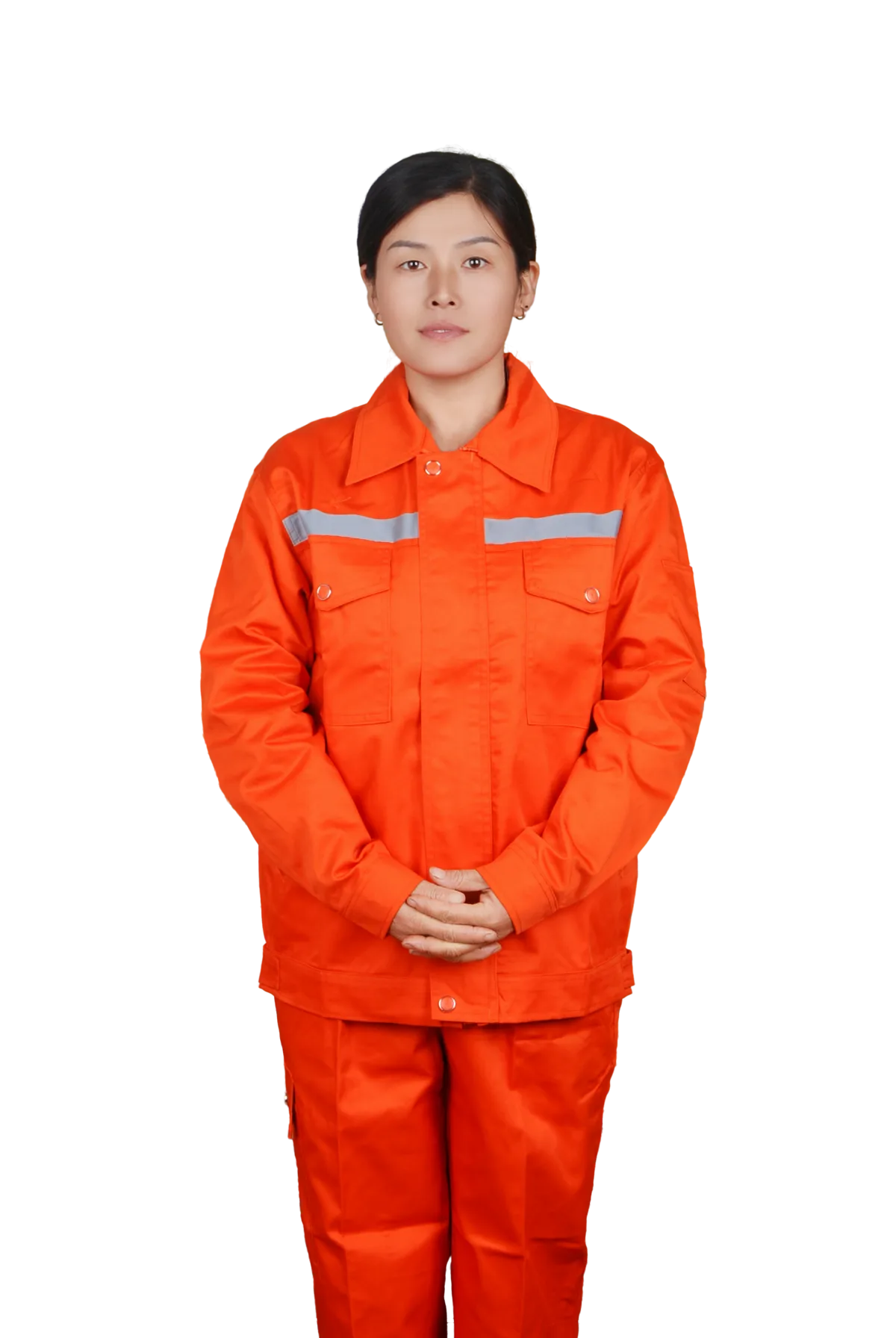 Aceppe Spring and Autumn Long-sleeve Workwear with Reflective Strips