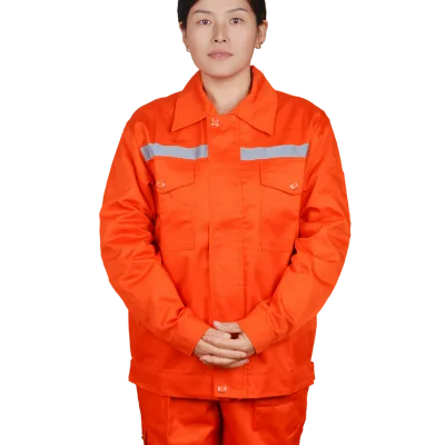 Aceppe Spring and Autumn Long-sleeve Workwear with Reflective Strips