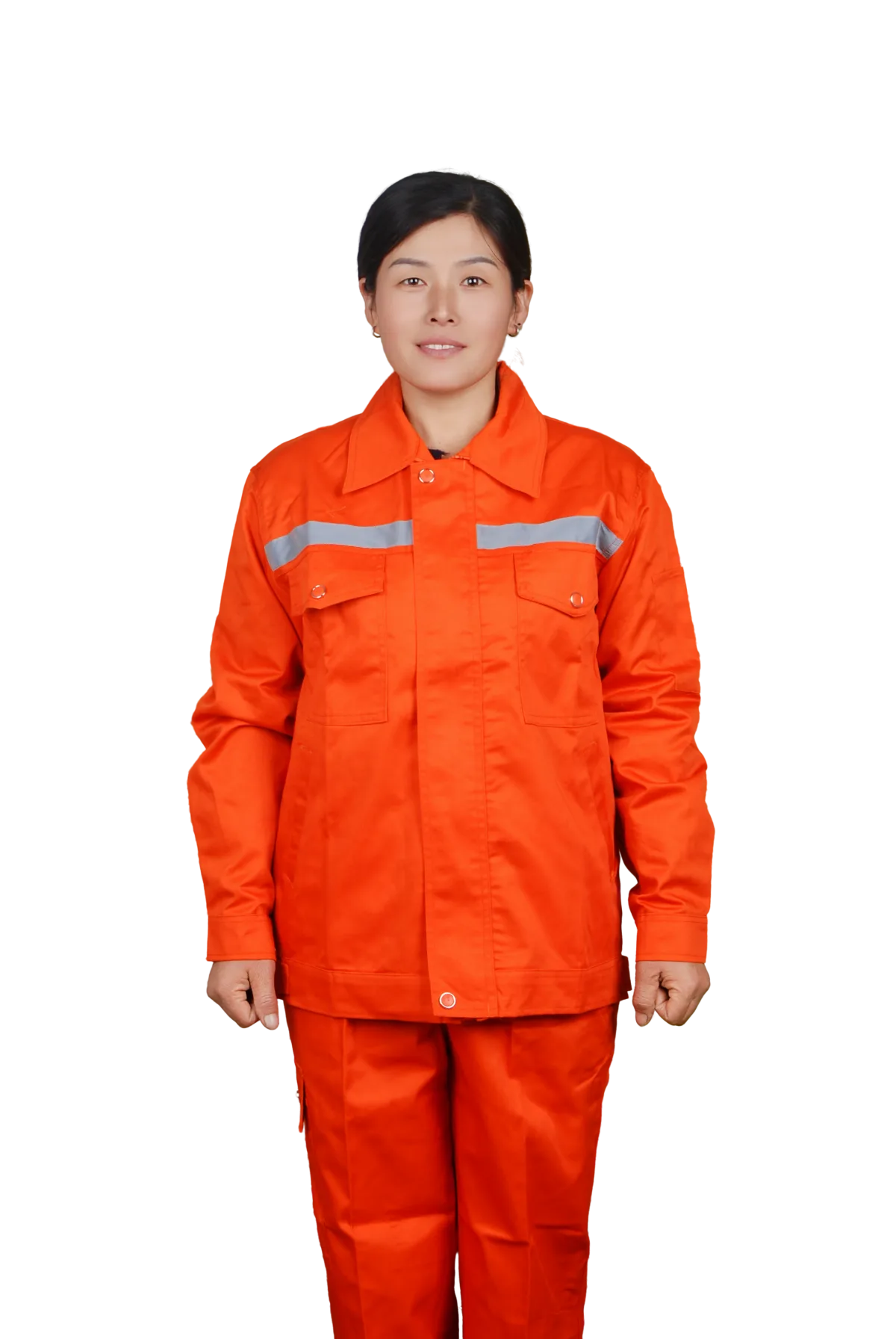 Aceppe Spring and Autumn Long-sleeve Workwear with Reflective Strips