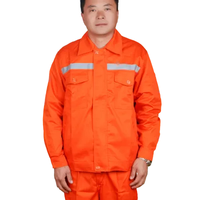Aceppe Spring and Autumn Long-sleeve Workwear with Reflective Strips