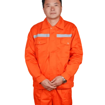 Aceppe Spring and Autumn Long-sleeve Workwear with Reflective Strips