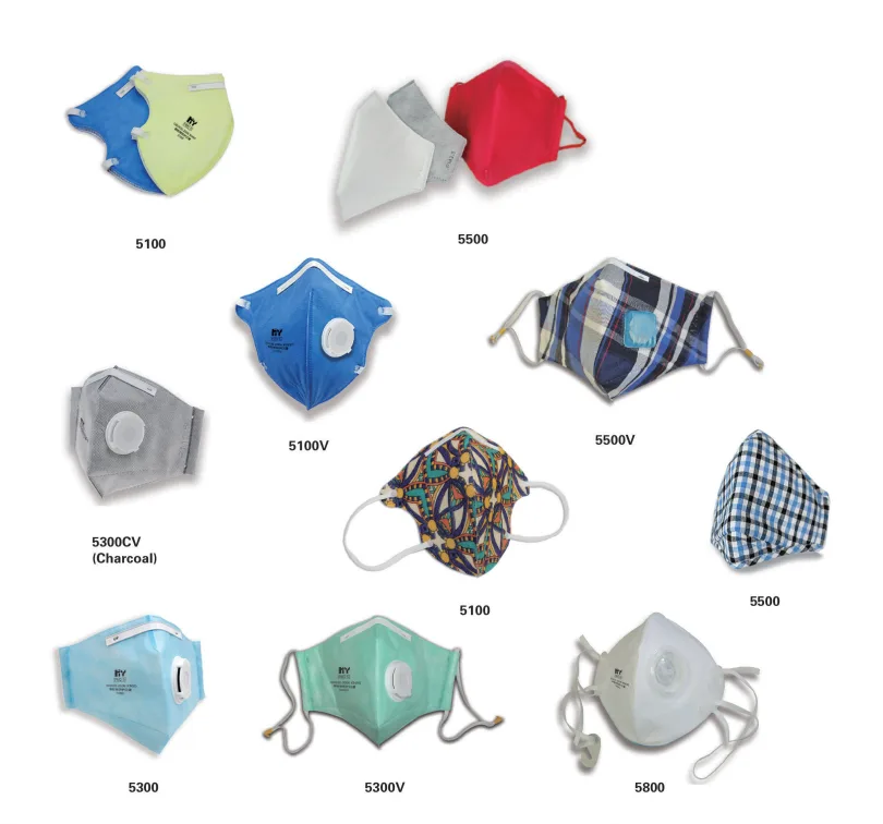 Aceppe KN95 PM2.5 Masks – Cup Shape & Fold Flat