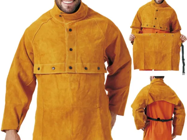 AAP-2188_2189 Golden Yellow Open Back Welding Jacket