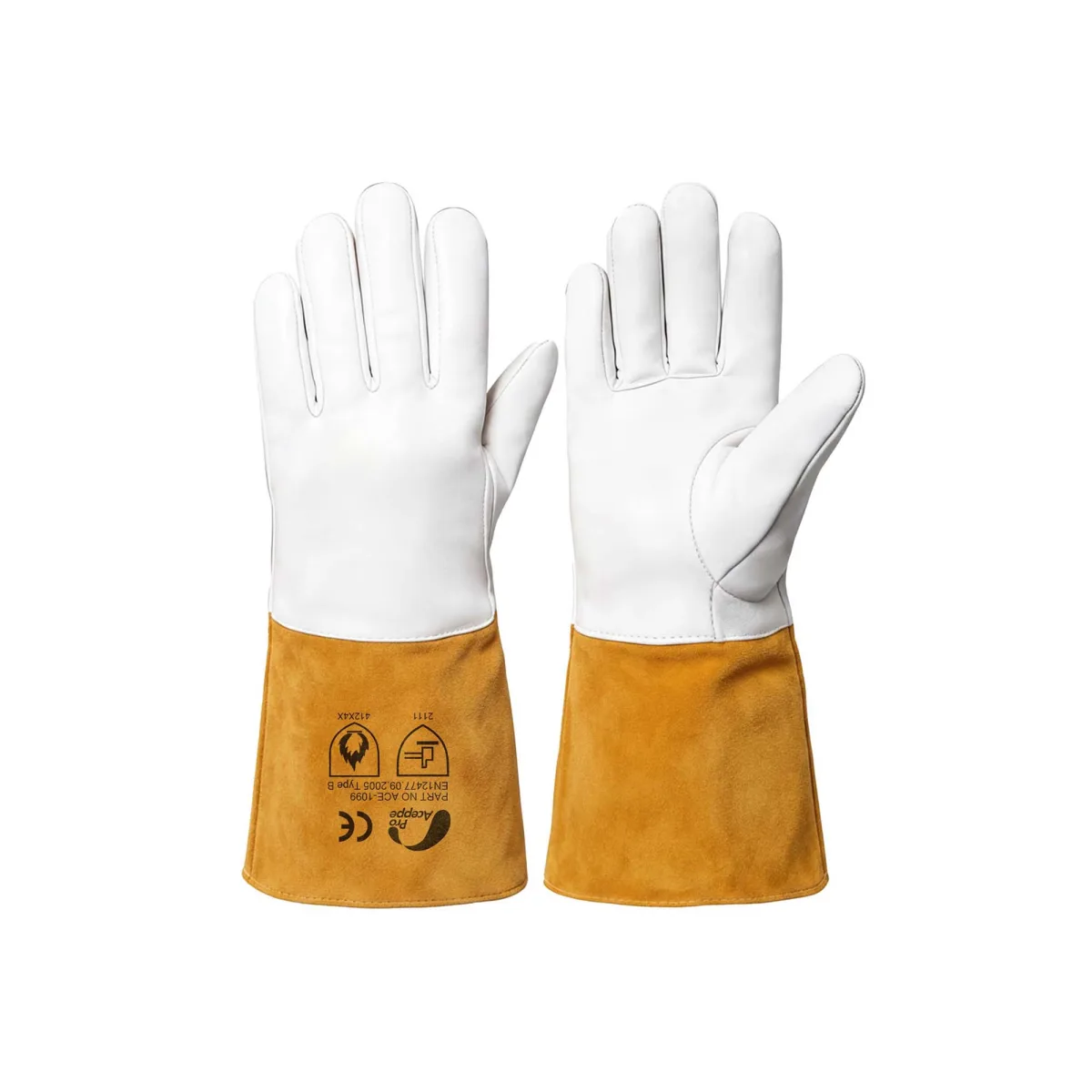 AYM-1099 AceppePro Short Cuff TIG Welding Gloves