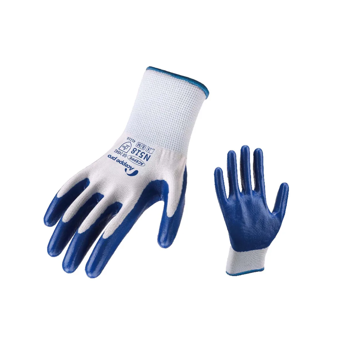 AceppePro N518/N528 Dipped Work Gloves, Anti-Slip