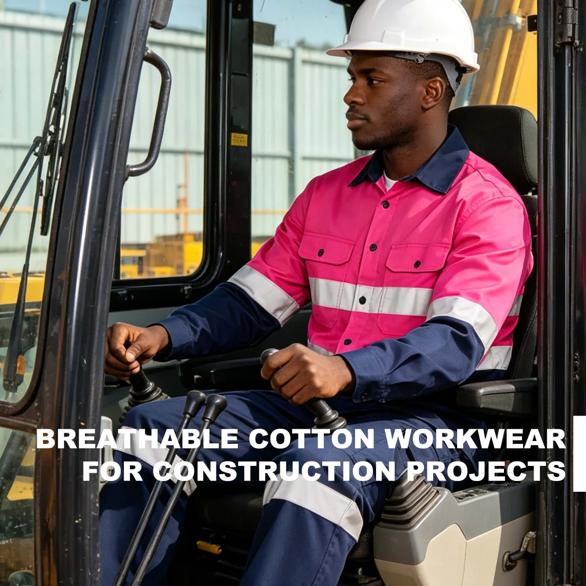 Summer Long-Sleeve Work Uniforms with Reflective Stripes