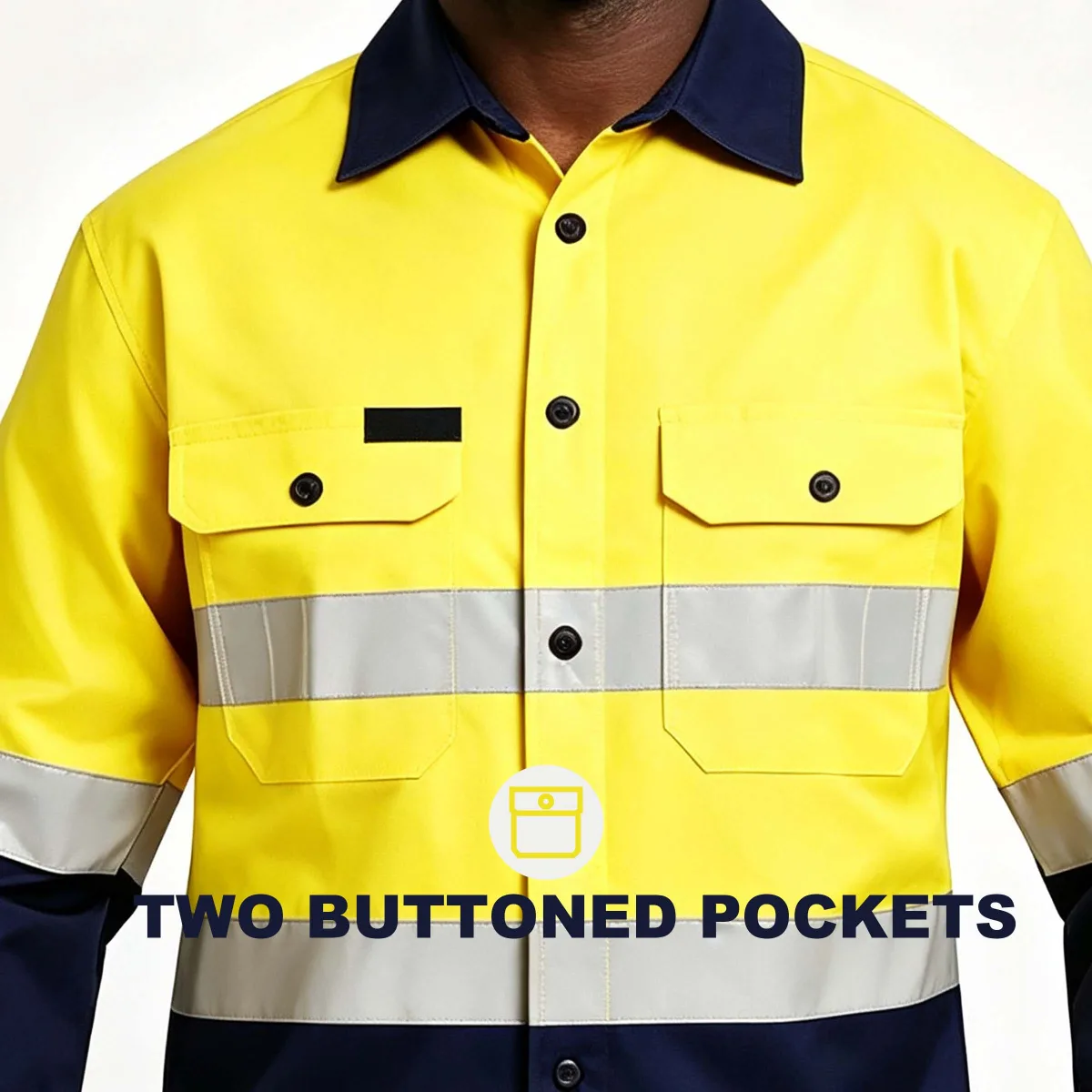 Summer Long-Sleeve Work Uniforms with Reflective Stripes
