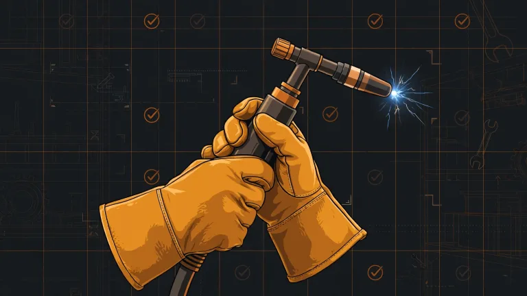 EN 12477 welding gloves Type A vs Type B cover illustration